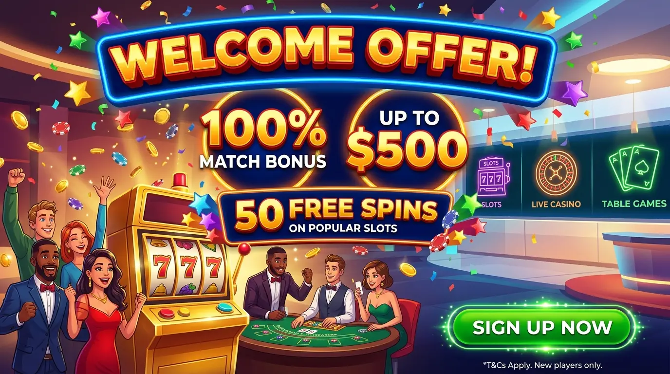 Onlywin casino welcome offer